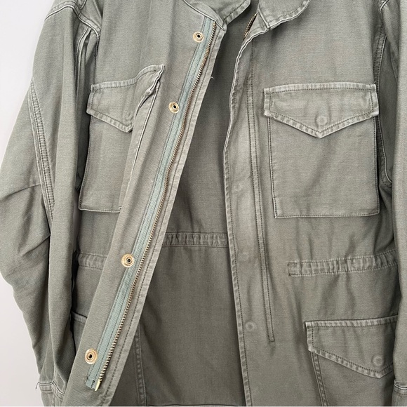 FRAME DENIM COTTON MILITARY JACKET - Picture 6 of 10
